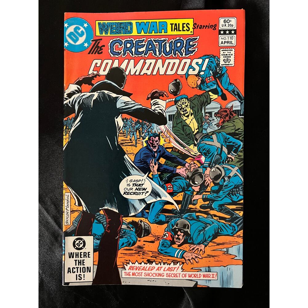 VINTAGE 1982 DC "THE CREATURE COMMANDOS!" - VF - Weird War Tales